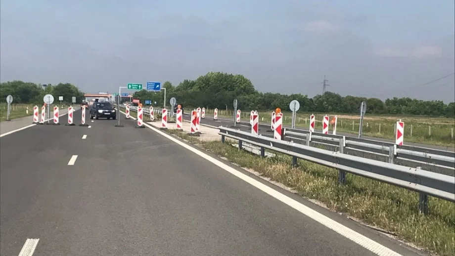 Асфалтът на участък от „Тракия“ ще издържа температура до 50 градуса