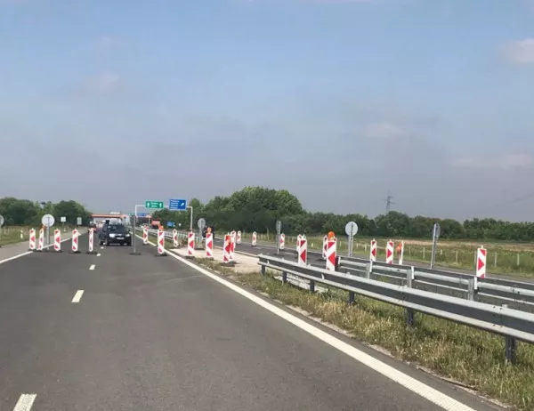 Катастрофа с кон на магистрала "Тракия" се e размина без жертви