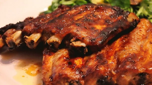 Медени свински ребра