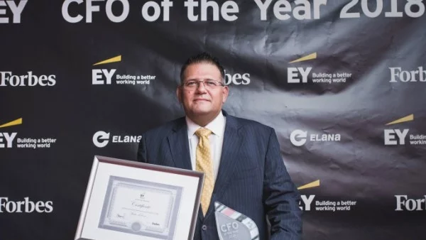 Живко Тодоров от Fibank с престижна награда  от конкурса CFO of the Year 2018