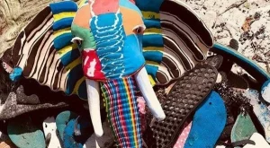 Изкуство от стари джапанки 