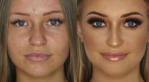 Момичета споделят изумителни снимки преди и след грим