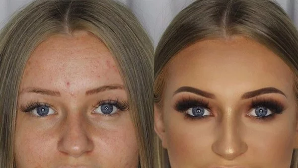 Момичета споделят изумителни снимки преди и след грим