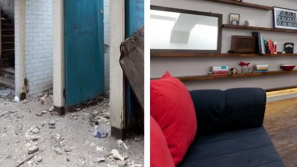 Жена превърна обществена тоалетна в дом-мечта (снимки)