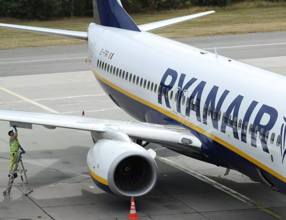 Ирландската авиокомпания „Ryanair“ с 815 млн. евро годишна загуба 