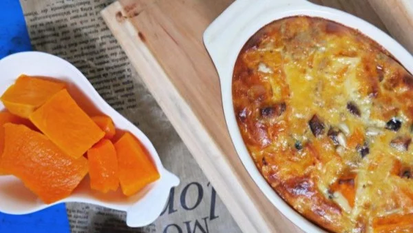 Крем карамел с тиква и фурми