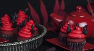 Дяволски къпкейкове за Хелоуин