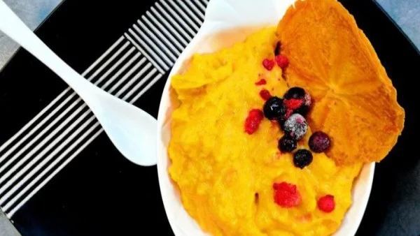 Пудинг с печена тиква