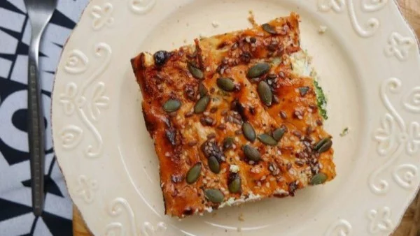 Запечено броколи със сирена