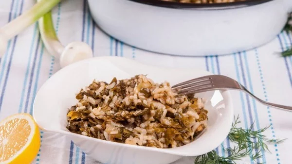 Мързеливи постни лозови сарми