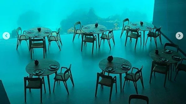 Отвори врати първият подводен ресторант в Европа (СНИМКИ)