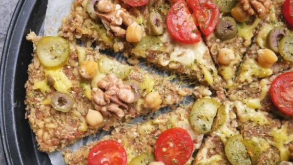 Житена пица с тиквички