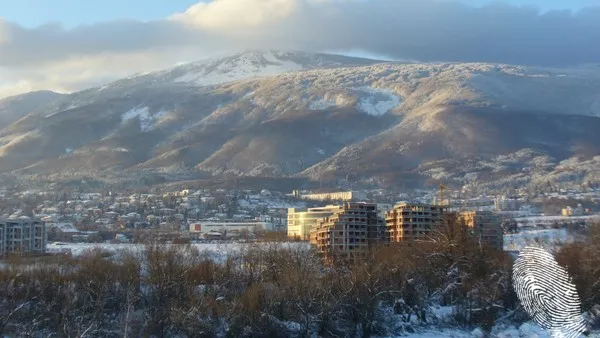 Поздрави от снежна София