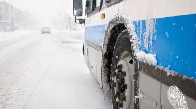 Зима в градския транспорт