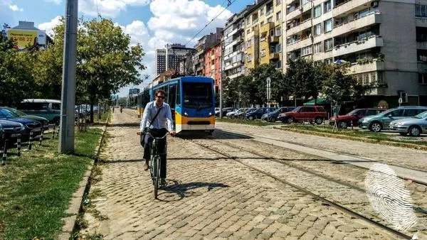 На София зеленото й отива