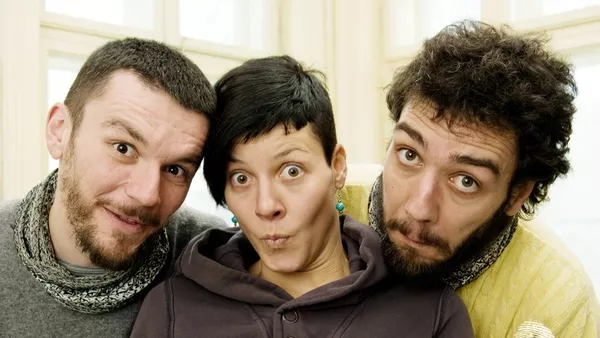 Ивайло, Мария и Петър от работилница Пункт