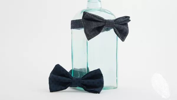 Като пеперуда на шията