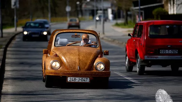 Градски бръмбар от дърво