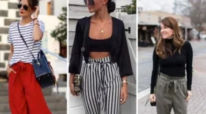 4 идеи как да носим актуалните "paper bag" панталони