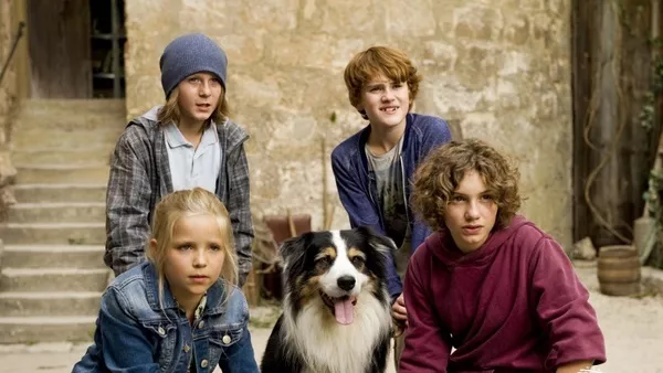 Четиримата приятели и кучето