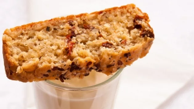 Солен кекс с овесени ядки