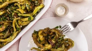 Чорбаджийски чушки с чесън