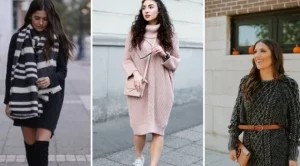 Как да носим актуалните плетени рокли
