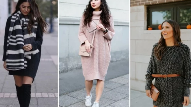 Как да носим актуалните плетени рокли