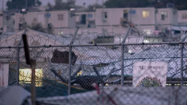 Мигранти протестират срещу лошите условия в лагера Мория