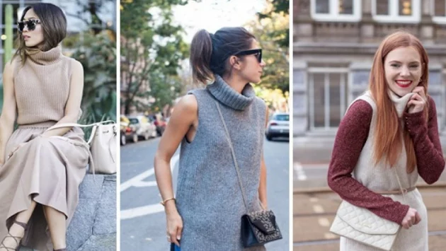 4 идеи как да носите пуловер без ръкави
