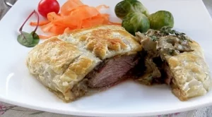 Телешко Уелингтън с манатарки