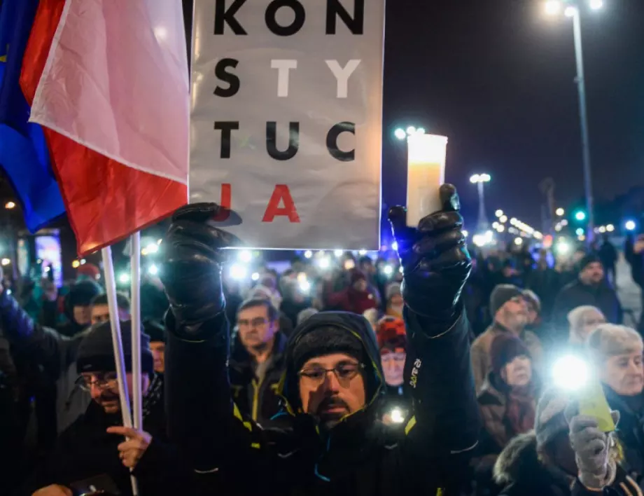 Масови арести на протестиращи предприемачи във Варшава