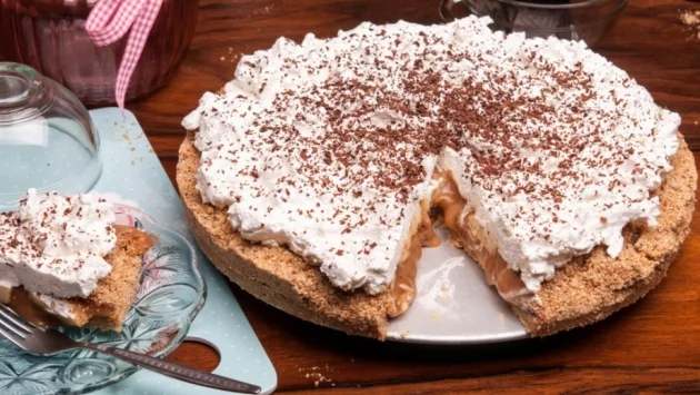 Бананов пай с карамел