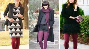 Как да носите цветни чорапогащници тази зима?