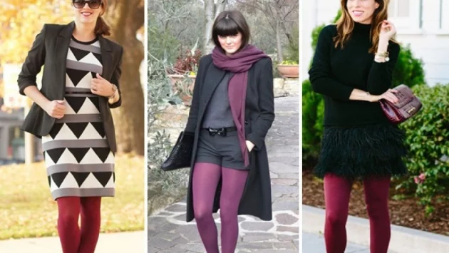 Как да носите цветни чорапогащници тази зима?