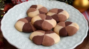 Трицветни коледни бисквити