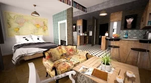 Как да разделите общото пространство у дома на отделни зони