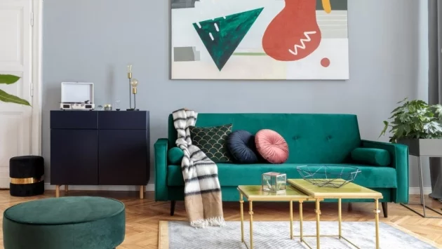 Тенденции в интериора през 2020: Кадифе