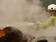 Пожар в голям месокомбинат в Москва (ВИДЕО)