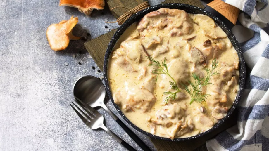 Класическа рецепта за пиле фрикасе