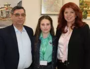 Илияна Йотова посети Тутракан за инициативата "Посланик за един ден" 
