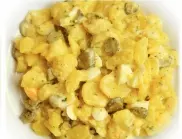 Най-популярната зимна салата - яйца и кисели краставички
