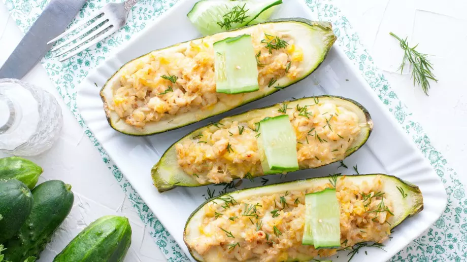 Супер бързи и вкусни тиквички с плънка