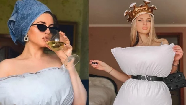 Нова Instagram мания: Възглавница като рокля (СНИМКИ)