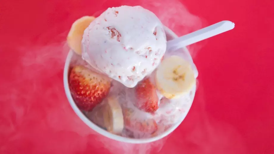 Здравословен сладолед от 2 съставки