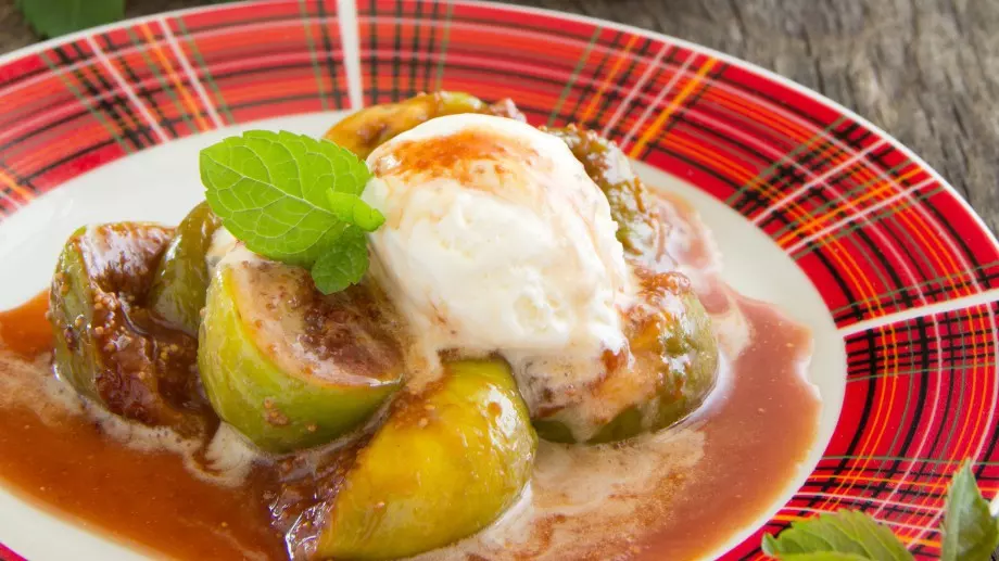 Смокини с маскарпоне и мед