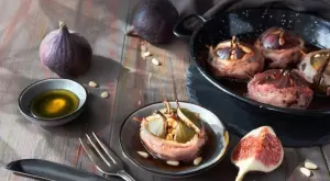 Запечени смокини със сирене и прошуто