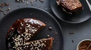 Шоколадова торта с тиквички