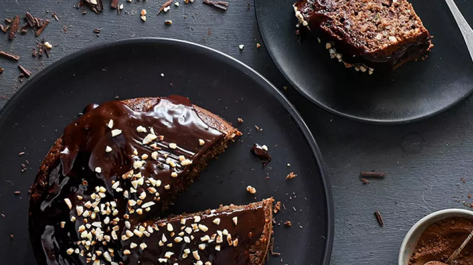 Шоколадова торта с тиквички