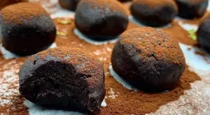 Здравословни шоколадови трюфели